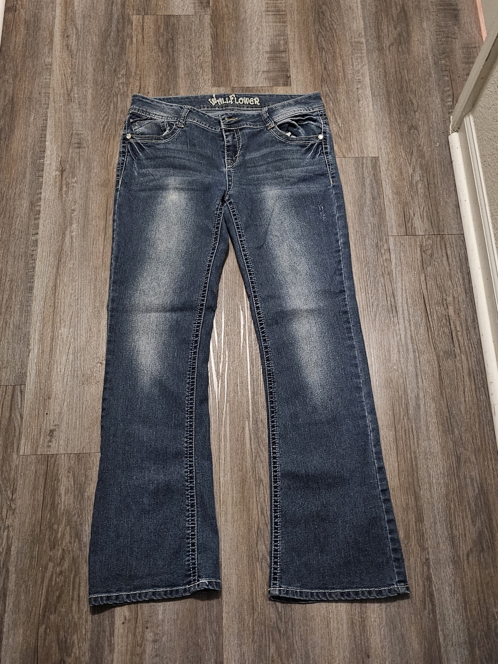 Wallflower Indigo Flare Jeans — Wide Leg Denim